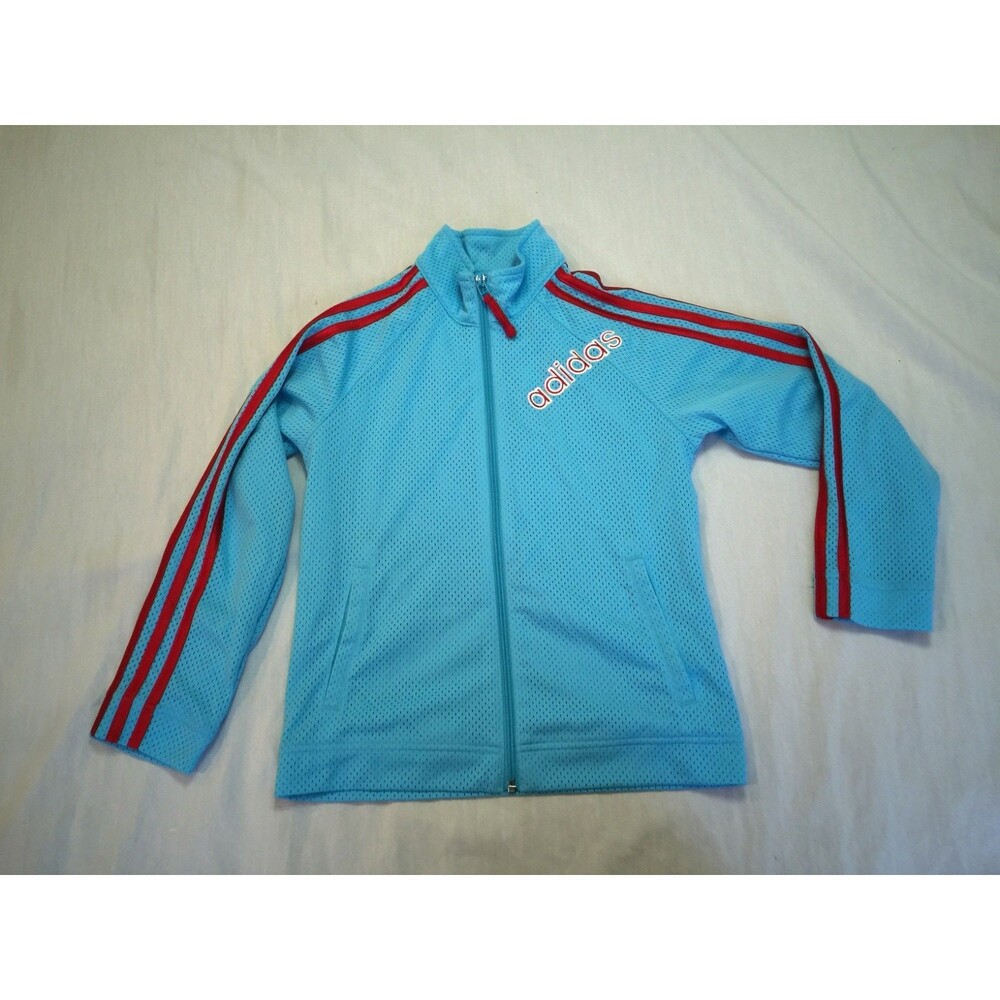 ADIDAS GIRLS ATHLETIC JACKET SIZE M